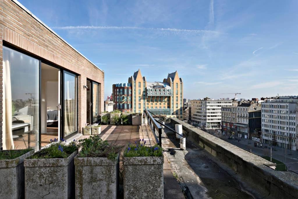 Penthouse, Rooftop Terrace, Free Netflix, Wifi And Airco Appartement Antwerpen